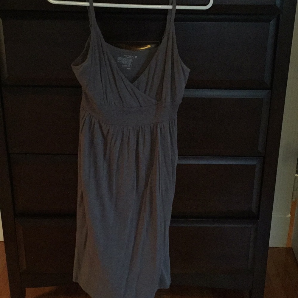 Grey cotton dress from Old Navy.